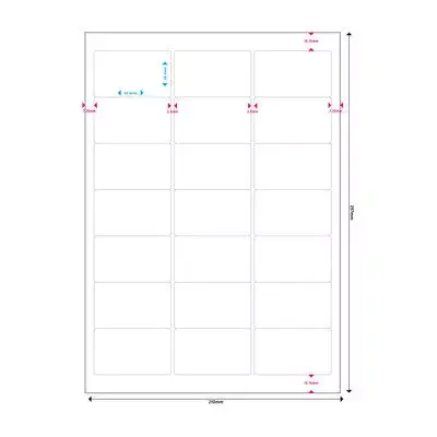 Self-adhesive label MediaRange MRINK148 Photo 2