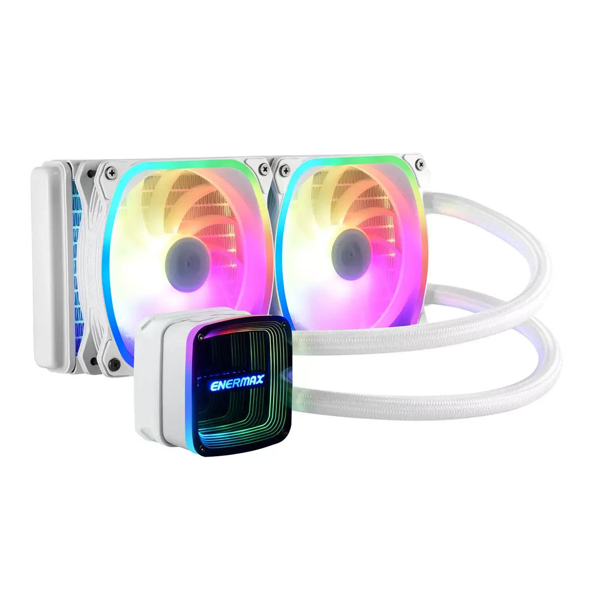 Система жидкостного охлаждения Enermax ELC-AQFA240-SQA-W Photo 2