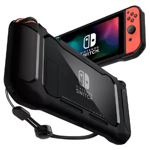 Чехол Spigen Rugged Armor для Nintendo — PC + TPU, чёрный, 244×109×24.1 мм
