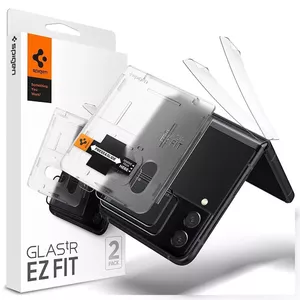 Spigen AGL05321 rūdīta stikla ekrāna un eņģes aizsargs Samsung Galaxy Z Flip 4, 2 gab.