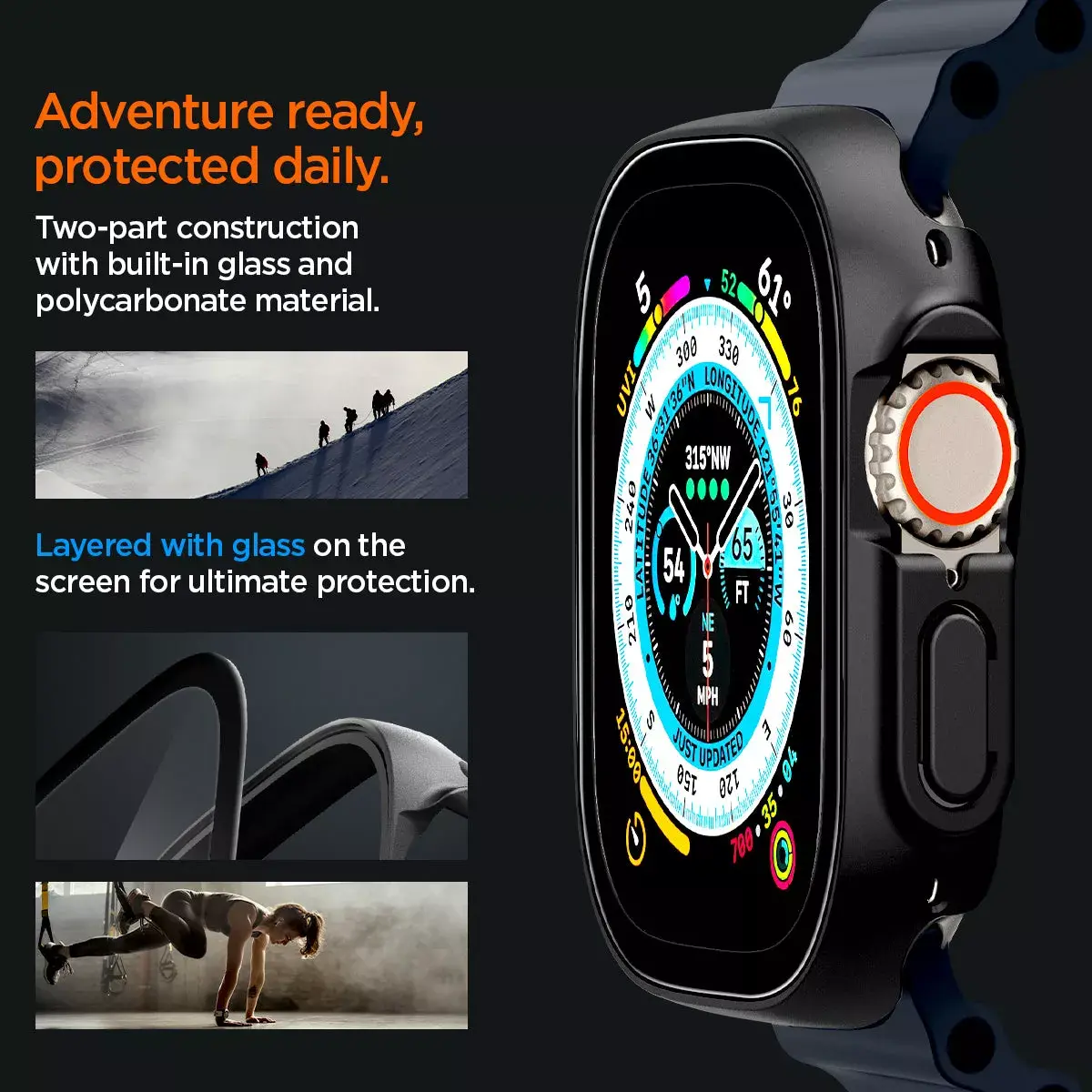 Spigen Thin Fit 360 korpuss Apple Smartwatch Photo 16