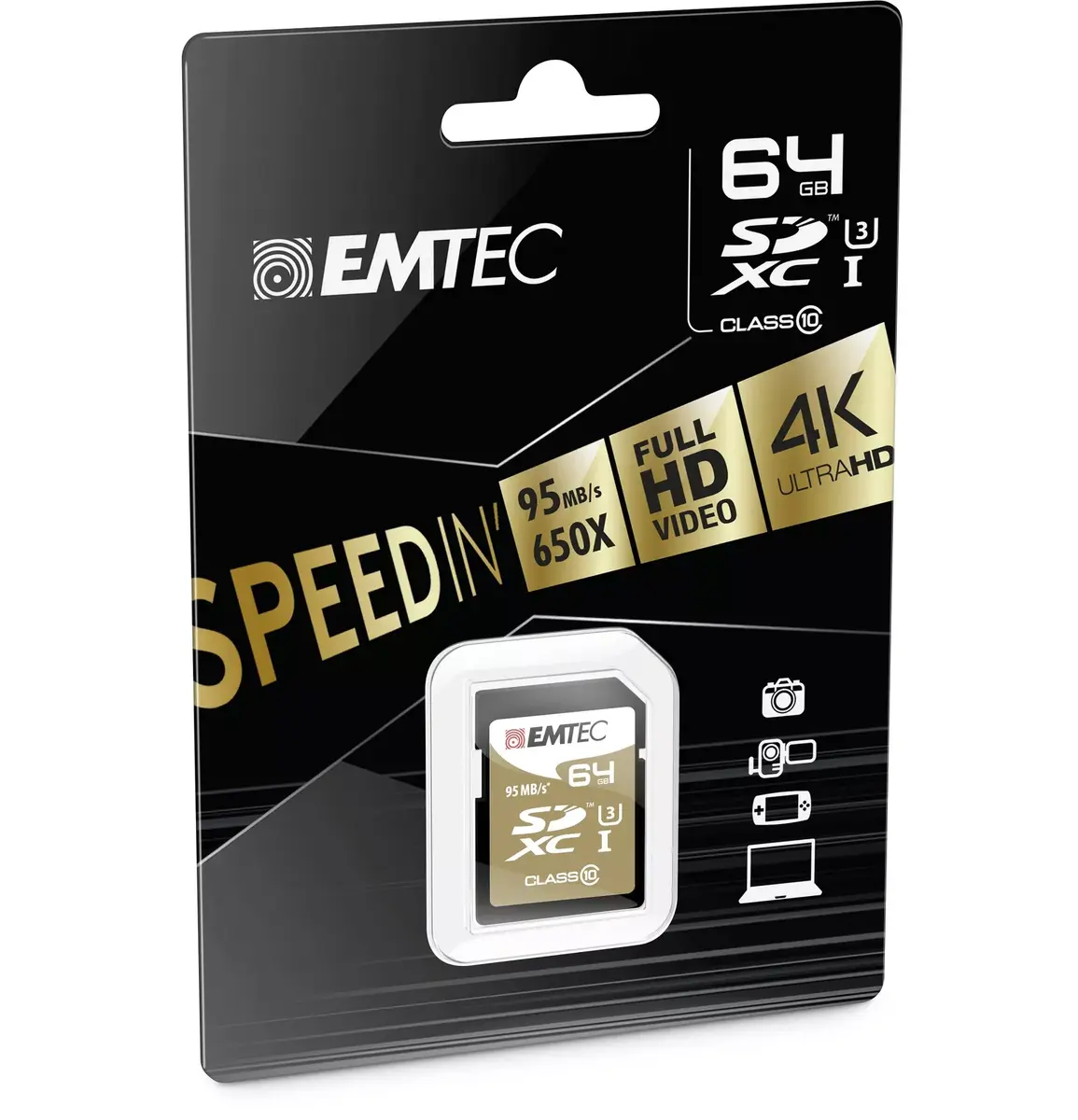 Zibatmiņa Emtec 64GB ECMSD64GXC10SP Photo 2