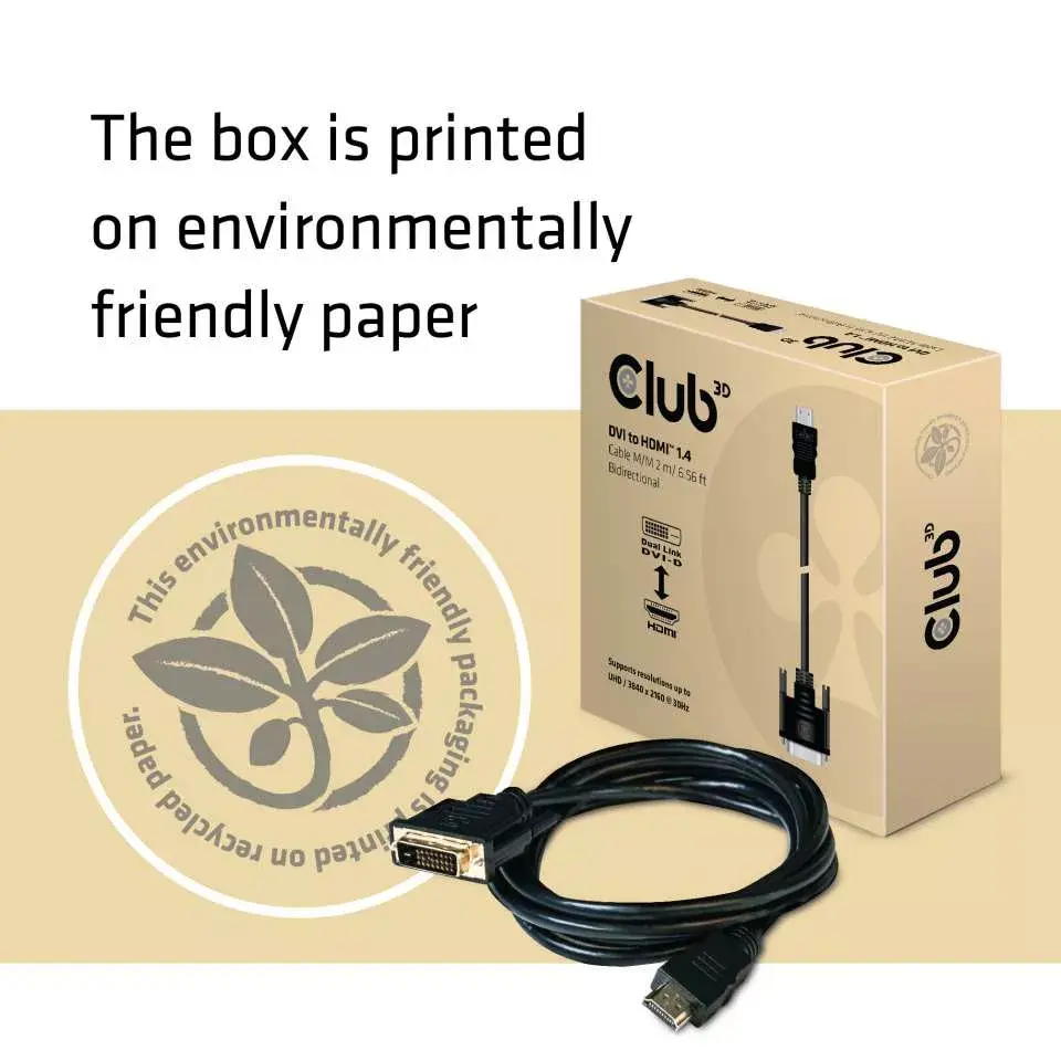DVI to HDMI Кабель CLUB3D CAC-1210 Photo 5