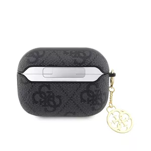 Protective case GUESS Cover GUAP2G4GSMK for AirPods Pro 2 with 4G charm, black