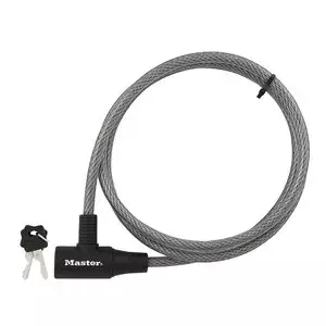 Cable Lock MASTER LOCK 8154EURD 1.8m x 10mm Keyed Black