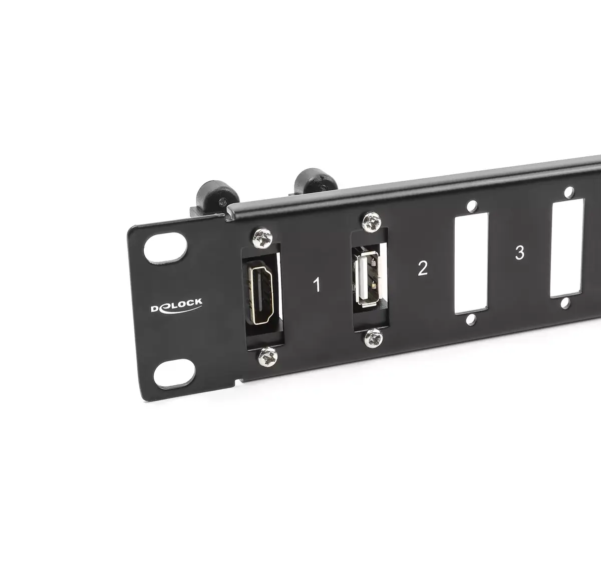 DeLOCK 19" Panel for Adapter 16 port black Photo 3