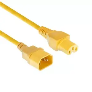 Power cord C14 - C15 ACT 2 m H05RN-F 250 V 10 A