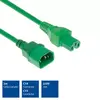 Кабель ACT C14 - C15 зеленый 2 м Photo 4