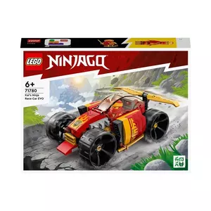 LEGO set Ninjago 71780 Kai's Ninja Race Car EVO with 2 minifigures and adjustable wings