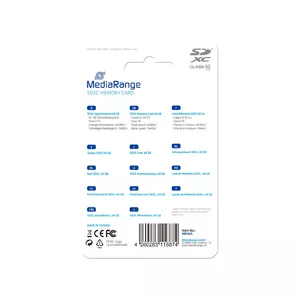 Memory Card MediaRange 64GB SDXC Class 10 MR965