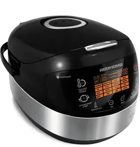 REDMOND RMC-M90 multivārāmais katls, 5 L, 860 W, 17 automātiskās programmas, melns/metālisks
