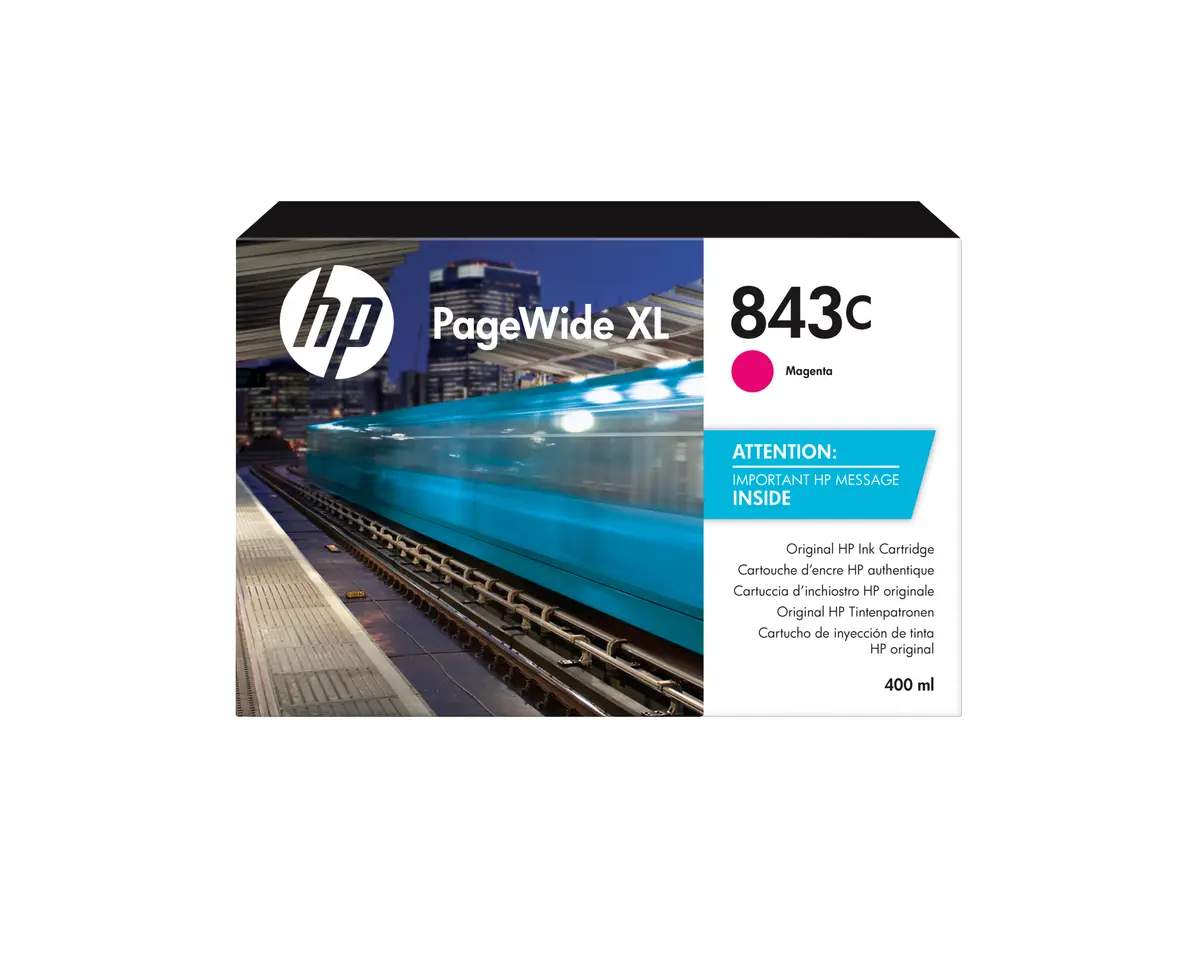 HP 843C Magenta PageWide XL Tintes