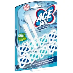 Tualetes bumba ace Marine Breeze 2 x 48 g – divkāršs tualetes tīrīšanas bloks