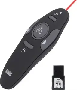 Presenter August LP205R wireless remote control with laser pointer
