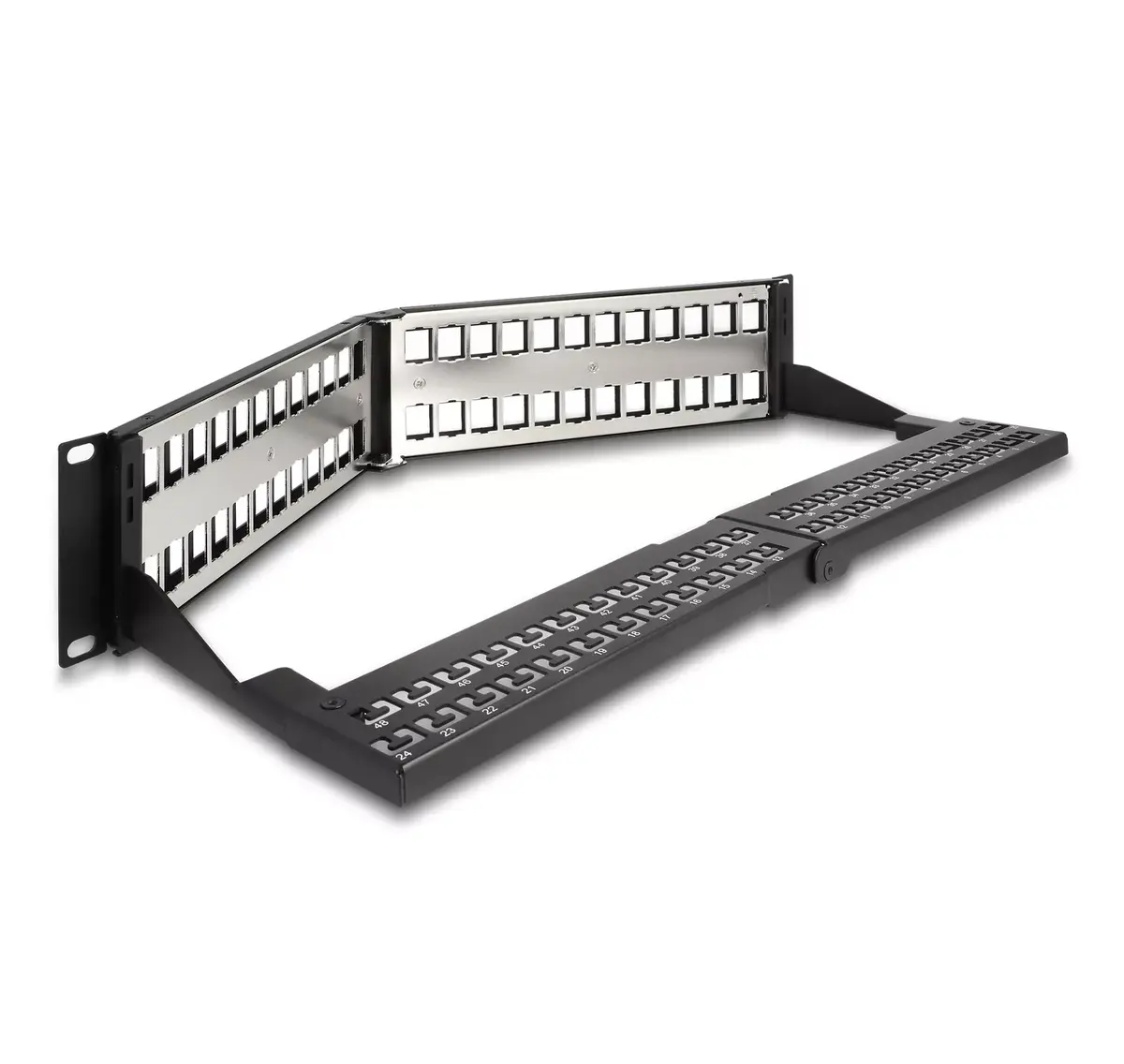 DeLOCK 19" Keystone Patch Panel 48 port Photo 2