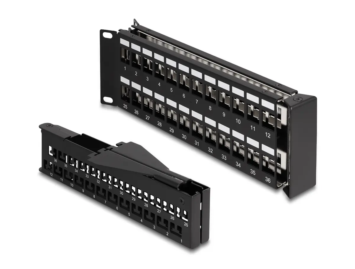 Пасс-панель DeLOCK 66977 на 48 портов Keystone Photo 4