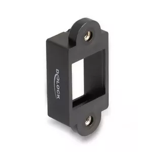 DeLOCK Keystone Holder Snap-in Frame Black 18mm x 40mm x 10mm