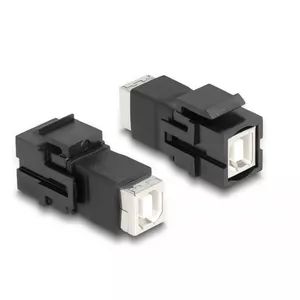 DeLOCK Keystone Модуль USB 2.0 Type-B разъем к USB 2.0 Type-B разъем черный
