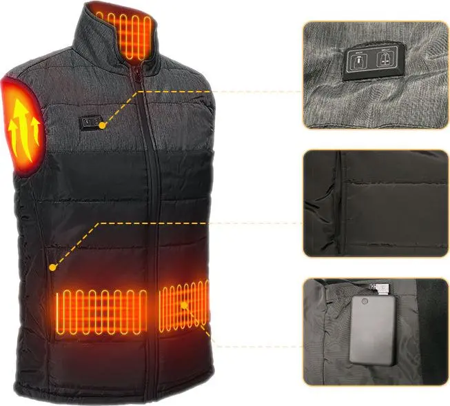 Mozos HV2 high-visibility work vest, size L Photo 2