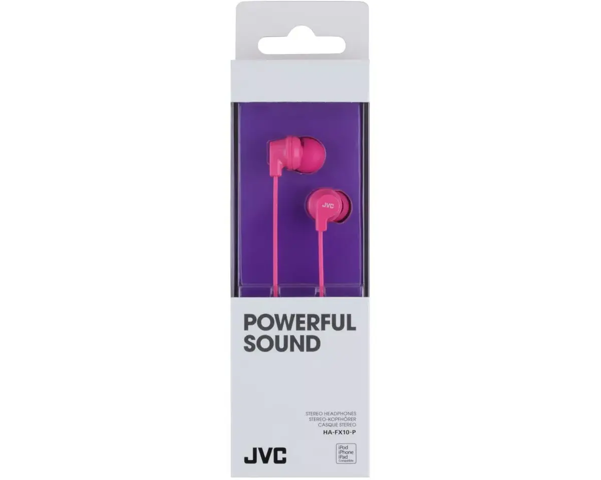 Наушники JVC HA-FX10-P-E Photo 2