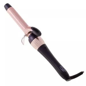 Adler Curling Iron AD 2117 Keramiskā sildīšanas sistēma, cilindra diametrs 25 mm, maksimālā temperatūra 200 °C, 45 W, melns/rozā krāsā