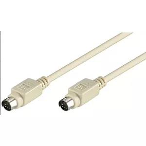 Microconnect PS/2 Cable (5m) M/M tastatūras video peles (KVM) kabelis Pelēks