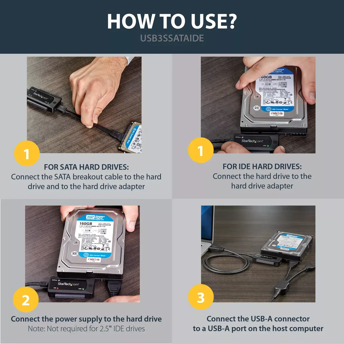 SATA uz USB kabelis StarTech.com USB312SAT3 Photo 12