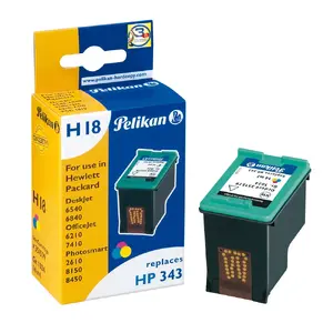 Pelikan 351579 atjaunota trīskrāsu tintes kasetne HP printeriem