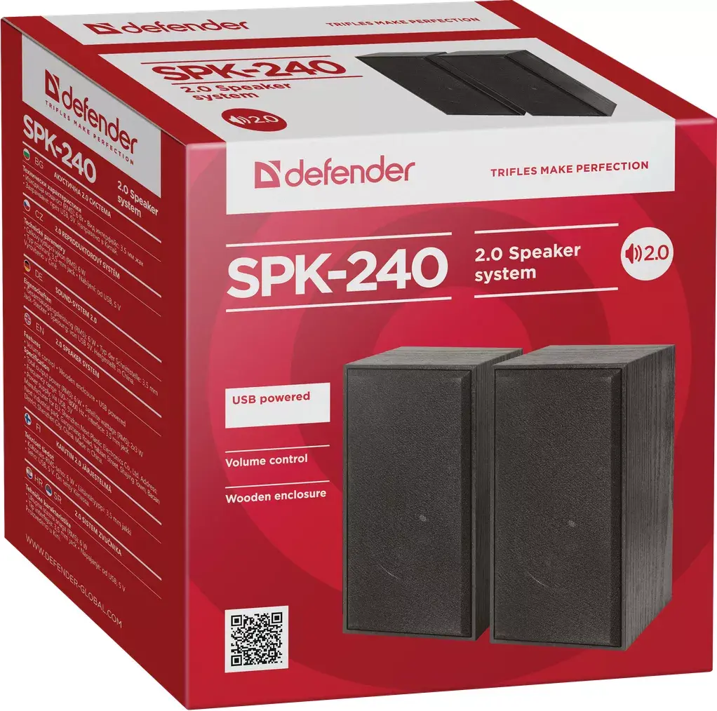 DEFENDER SPK-240 проводные 2.0 колонки 6 Вт Photo 6