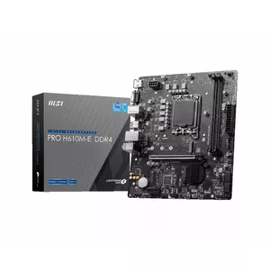 Pamatplate MSI PRO H610M-E DDR4 Intel H610 LGA 1700 micro ATX