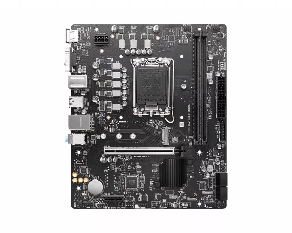 MSI PRO H610M-E DDR4 micro ATX motherboard Photo 2