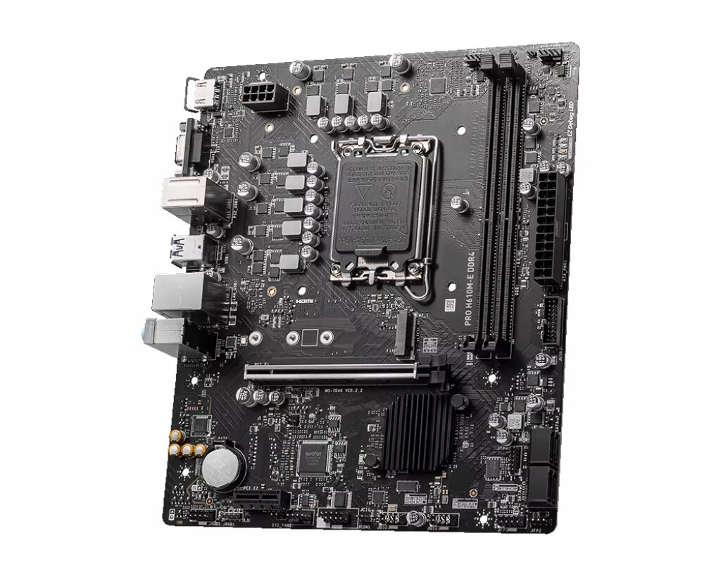 MSI PRO H610M-E DDR4 micro ATX motherboard Photo 3