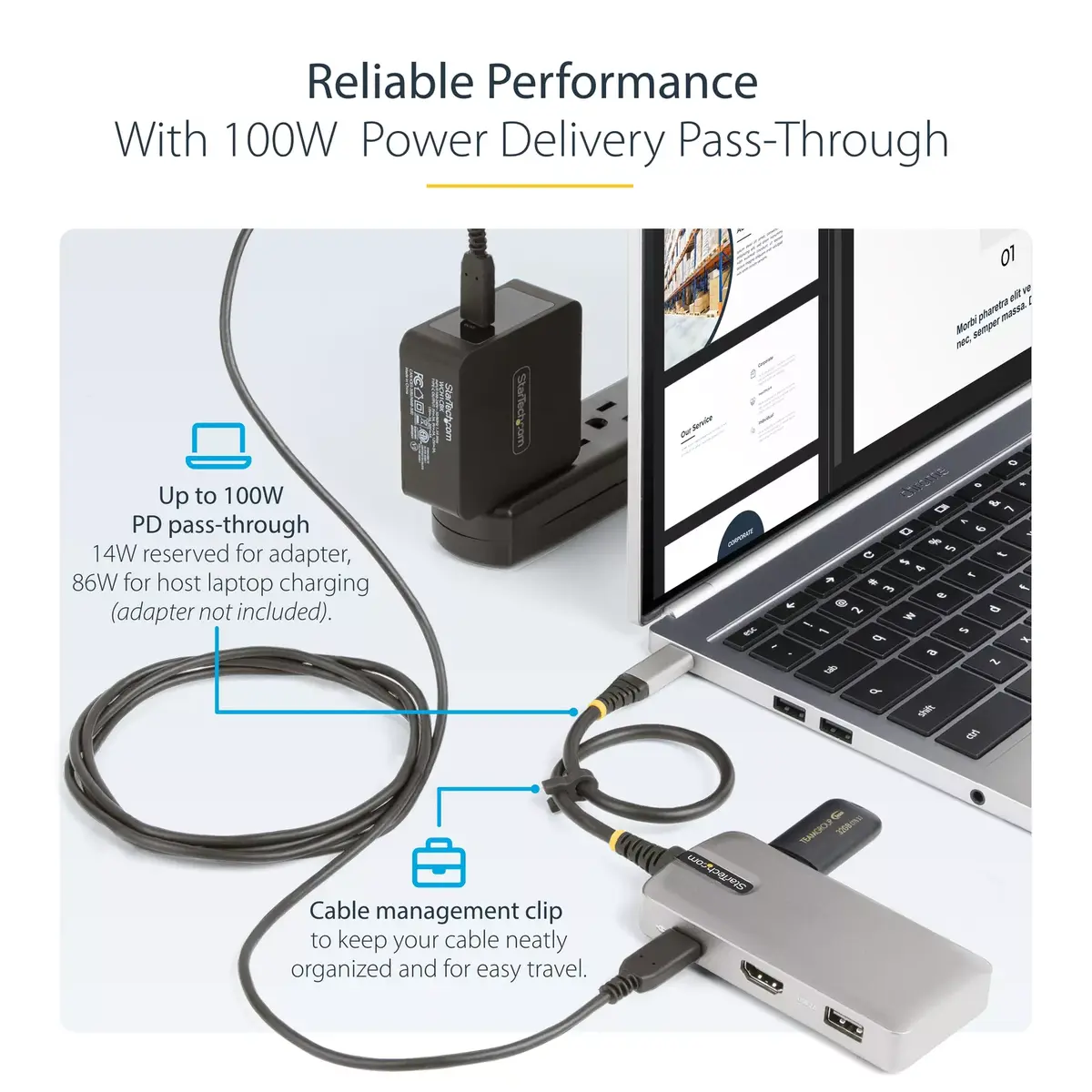 USB-C Multiport Adapter StarTech.com 4K 60Hz HDMI Photo 11