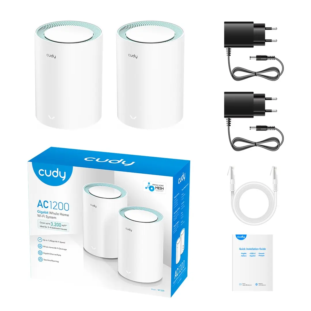 Mesh sistēma Cudy M1300 2-PACK Photo 8