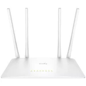 Cudy WR1200 bezvadu rūteris Ātrais Ethernet Divkāršā frekvenču josla (2.4 GHz / 5 GHz) Balts