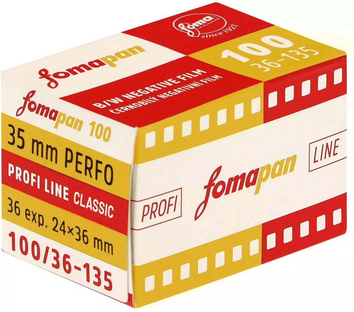 35 mm melnbalta negatīvā filma Foma