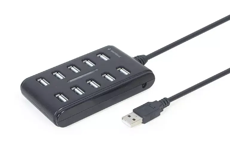 Gembird UHB-U2P10P-01 USB-хаб — 10 портов Photo 2