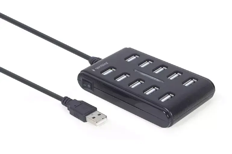 Gembird UHB-U2P10P-01 USB-хаб — 10 портов Photo 3