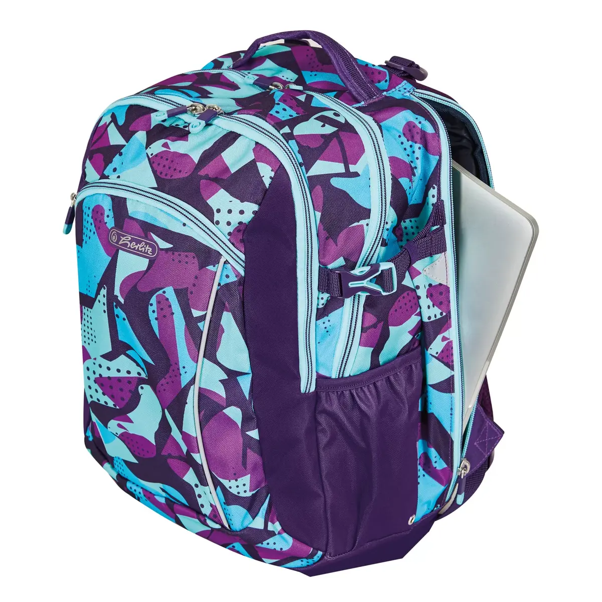 Рюкзак для школы Herlitz Ultimate CamoPurple Photo 7