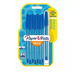 Papermate InkJoy 100 ST Blue Stick ballpoint pen Medium 8 pc(s)