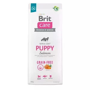 Сухой корм для щенков Brit Care Puppy Potato & Salmon 12 кг — беззерновой, 30% белка, до 12 месяцев