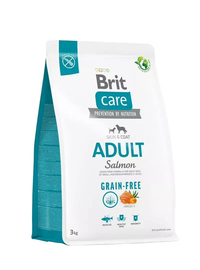 Brit Grain-Free Adult Salmon 3 кг сухой корм Photo 2