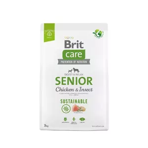 Сухой корм для собак Brit Sustainable Senior Chicken & Insect 3 кг