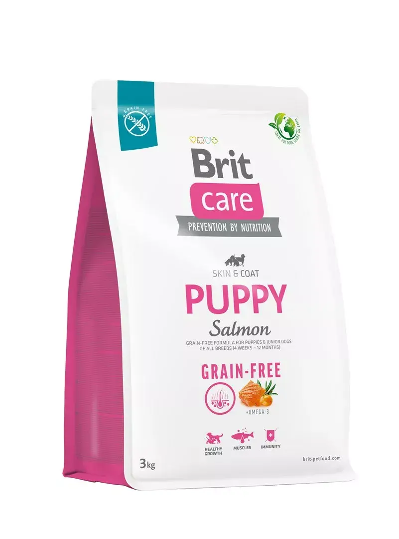 Brit Puppy Salmon sausā barība 3 kg Photo 2