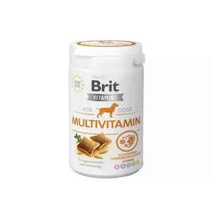 Chewable multivitamin for dogs Brit Vitamins 150 g — chicken flavor, 24% protein, supports immunity