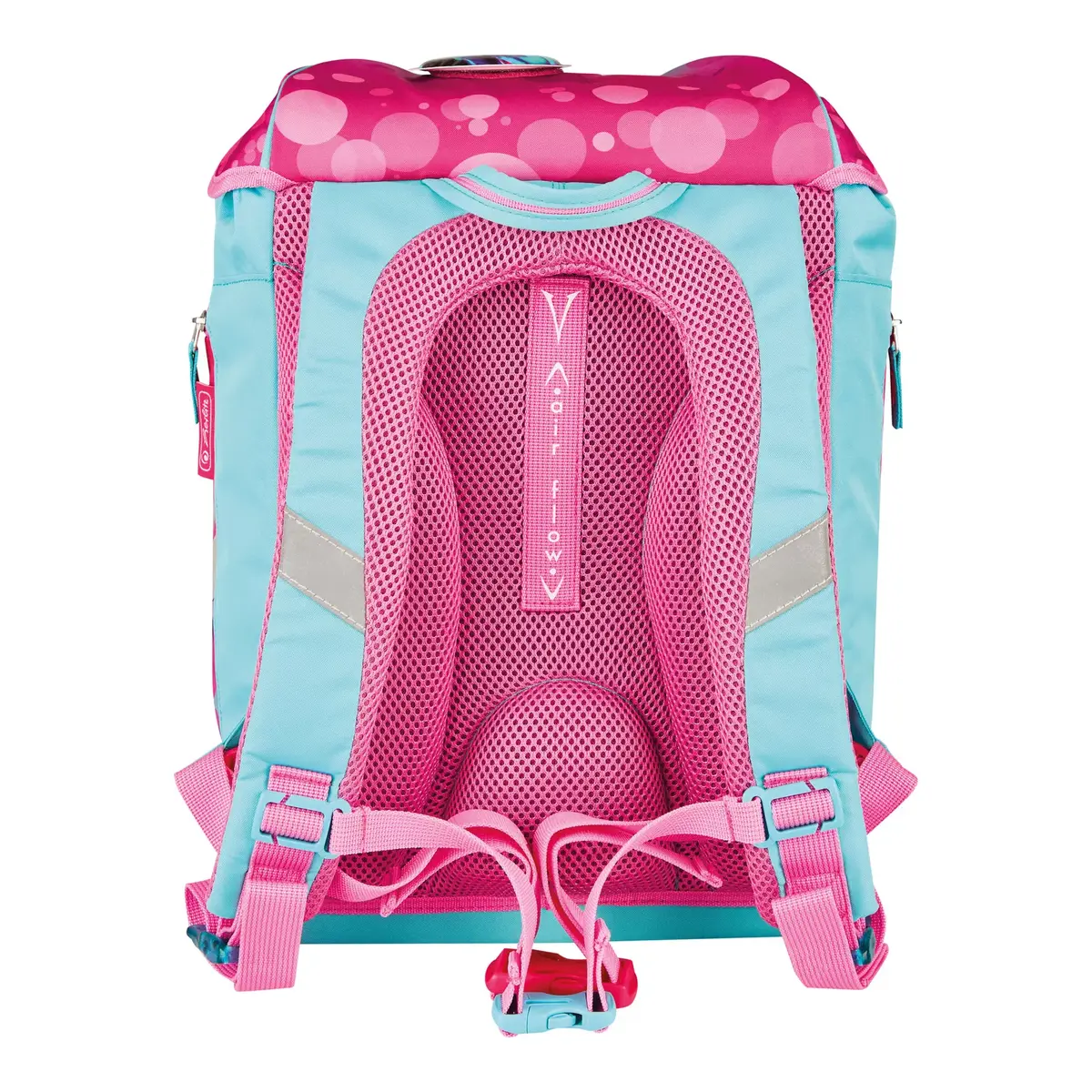 School bag set Herlitz SoftLight Plus GreenLine Pink Bubbles Photo 4