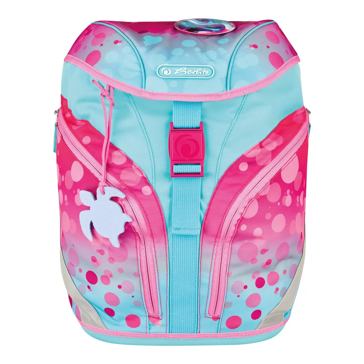 School bag set Herlitz SoftLight Plus GreenLine Pink Bubbles Photo 11