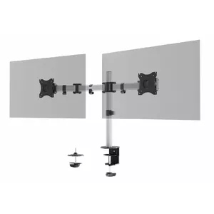 Monitor Mount Durable 509523 27" Wall Silver Clamp 8kg