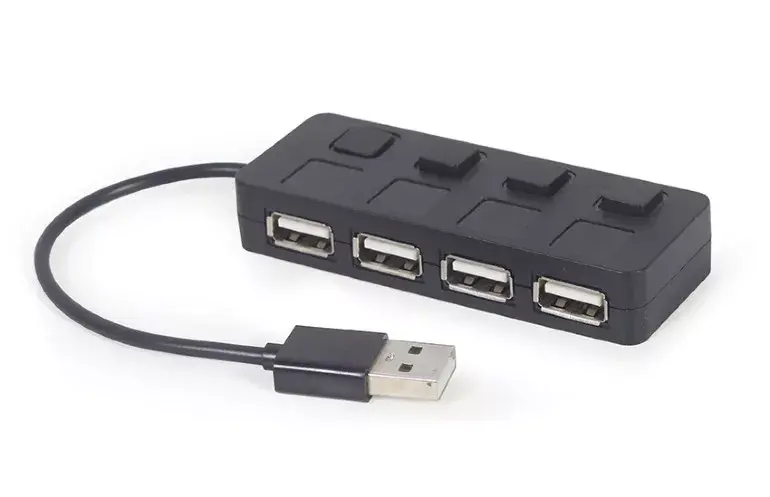 Gembird USB 2.0 hubs UHB-U2P4-05 — 4 porti Photo 3