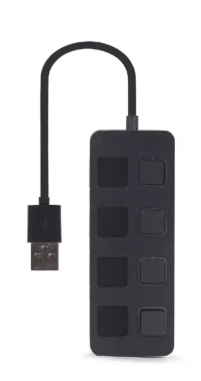 Gembird USB 2.0 hubs UHB-U2P4-05 — 4 porti Photo 4